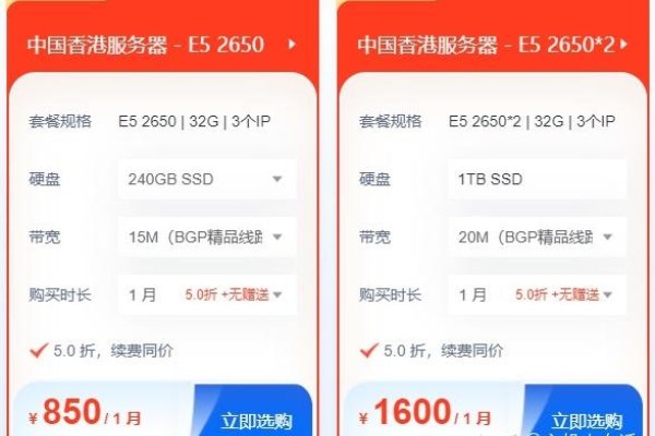 TS服务器费用一个月多少钱？-红迪亚