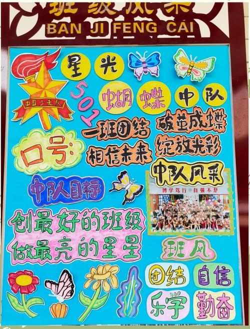 班级群名称，彩虹梦想班，理由简洁明了，寓意着孩子们在这个班级中将拥有五彩斑斓的梦想。插图