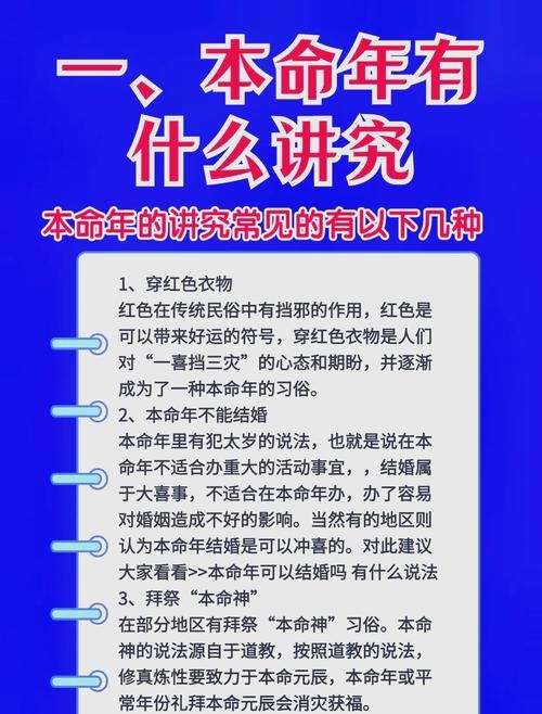本命年的含义与习俗插图