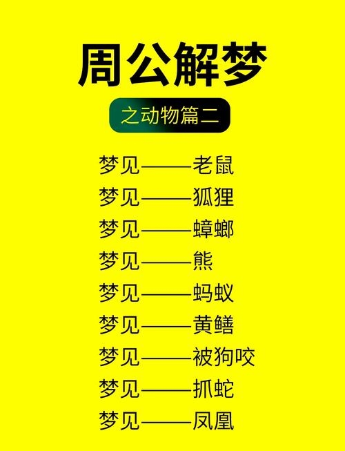 白日做梦与生肖关联揭秘，鼠、狗或是它？插图