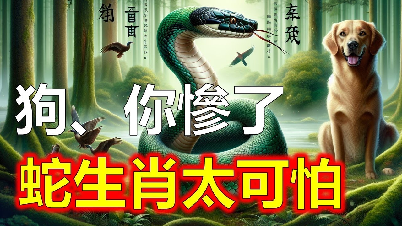 笔下生花猜一生肖，谜底是狗或蛇。插图