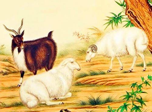 八拜之交指的是生肖羊，源于古代故事，象征深厚友谊。插图