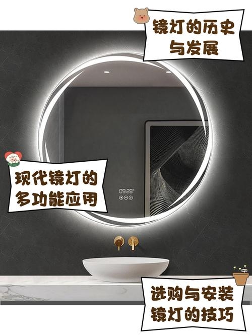 半夜照镜需谨慎，符合您提供的内容要求，直接点明了主题。插图