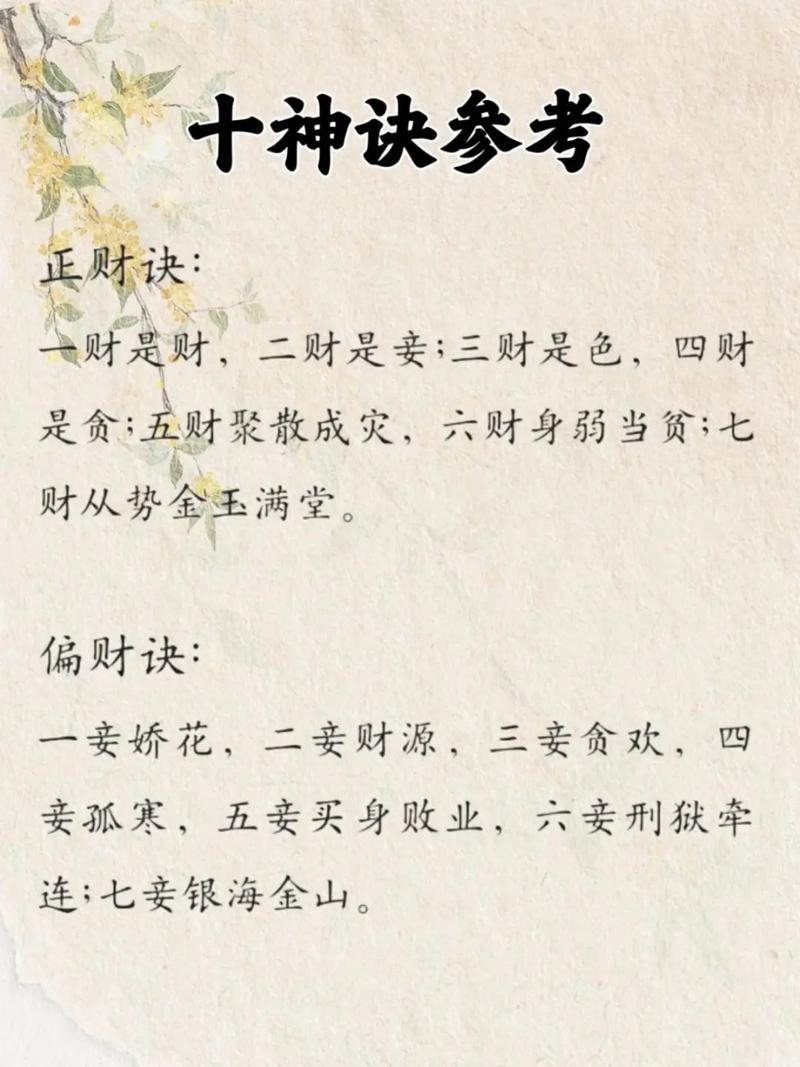 八字金多，命运之秘。插图