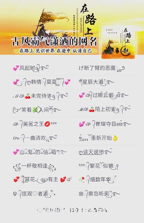 创业女侠网名集插图