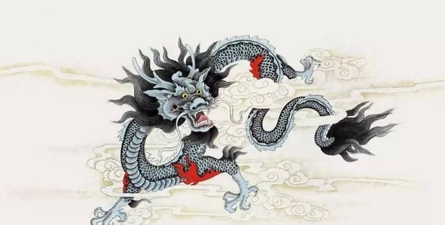 大江东去打一生肖，龙，象征力量和不断前行的精神。插图