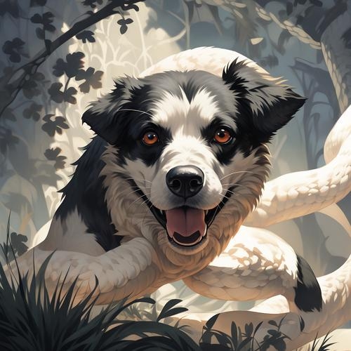 独来独往生肖蛇或狗插图 独来独往生肖蛇或狗插图