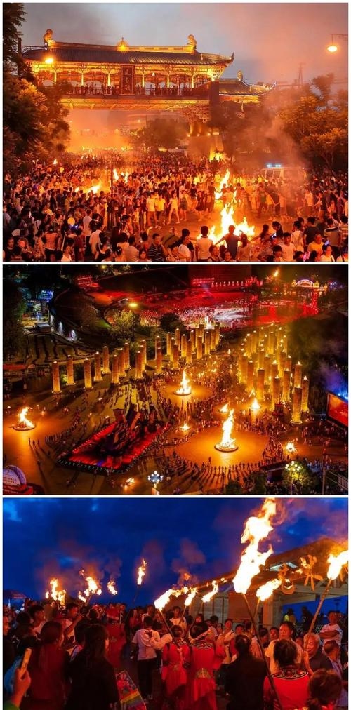 大理火把节活动时间与庆祝方式解析，集中在7月18日至20日，核心在农历六月二十五日的白族传统庆典。插图