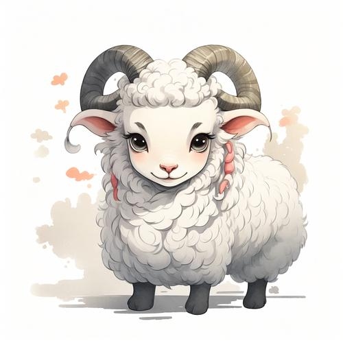 冬日之阳指的是生肖羊。插图
