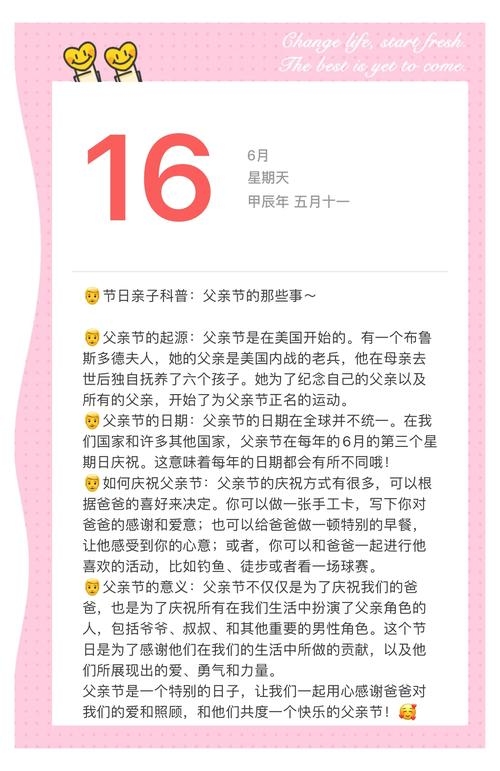 父亲节的意义与庆祝日期插图