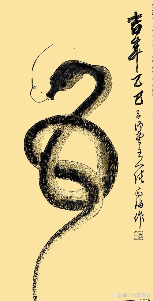 风凉水冷指蛇肖。插图