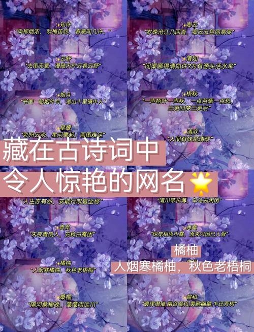 古风网名精选，古韵黎夕梦，淡栀清音绕插图