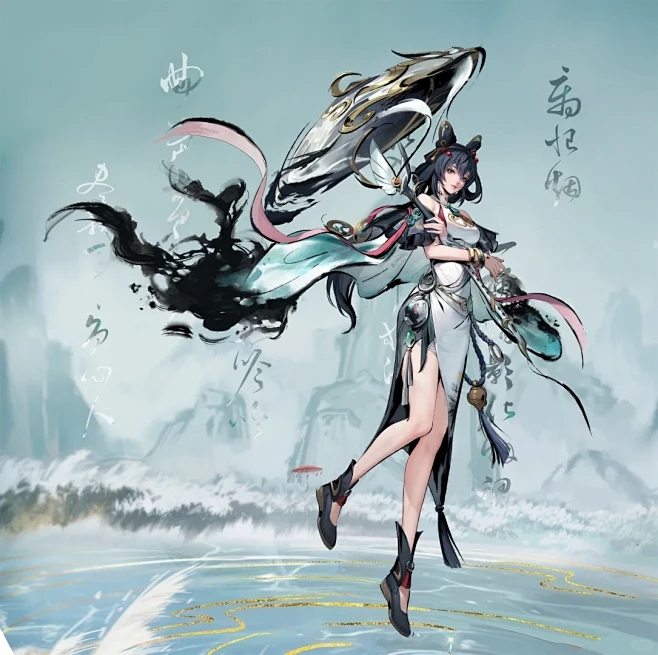 古风韵味网名精选，墨染倾城色、离空的红颜插图