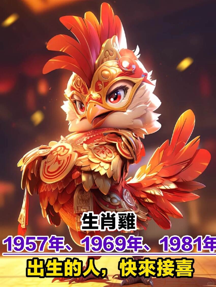 国庆代表的生肖是鸡。插图