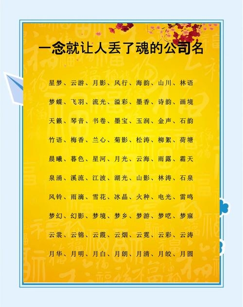 公司起名大全2020最新版插图