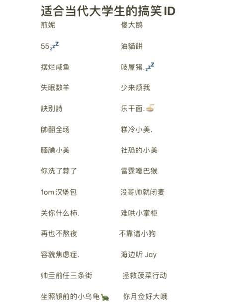 搞笑昵称集锦，幽默风趣，萌趣十足！插图