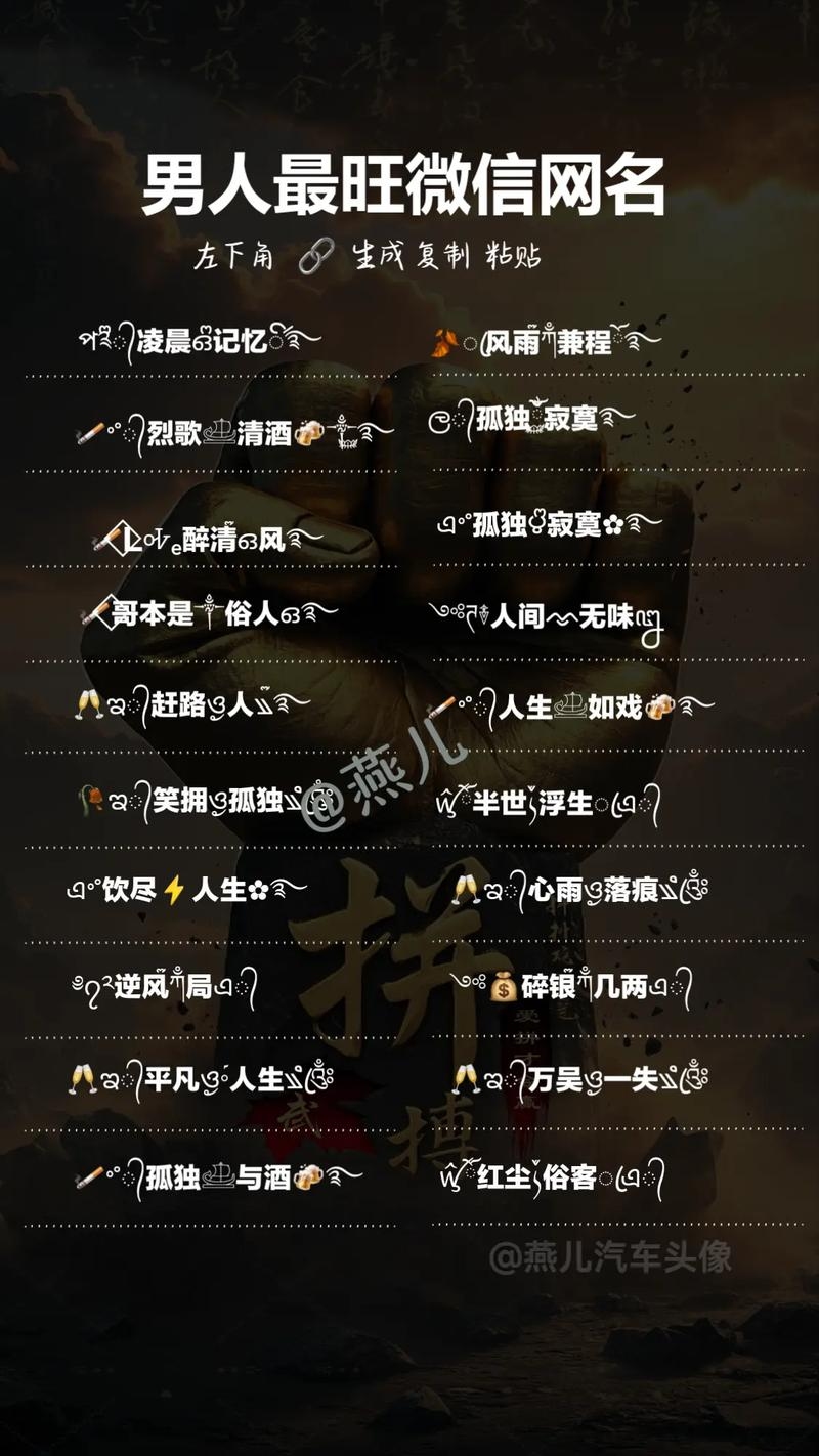 个性男性网名精选插图