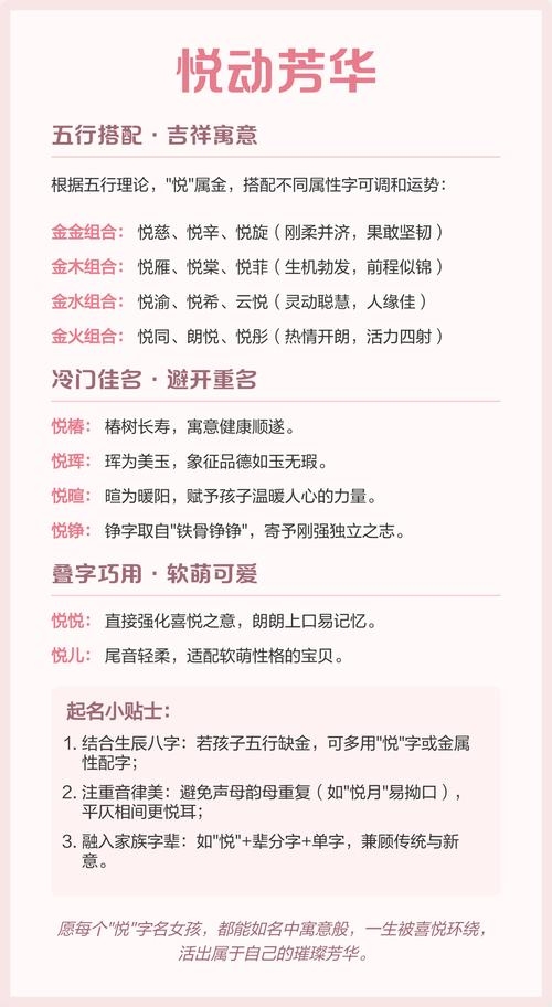 给孩子取名，悦字寓意解析。，悦字起名艺术。插图