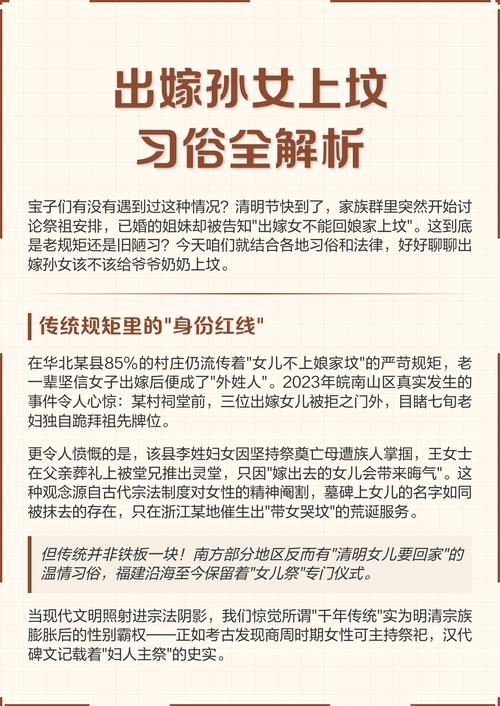 关于出嫁女儿上坟的习俗与影响分析，传统观念下的禁忌与挑战习俗的解读插图