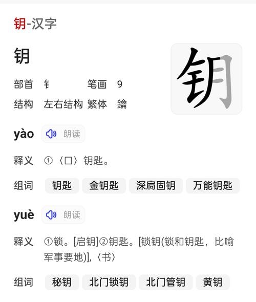关于匙的拼音及多音字释义插图