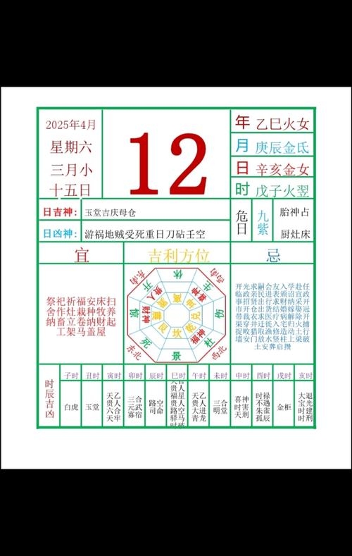 黄历解读,2020年4月12日的特殊意义插图 黄历解读,2020年4月12日的特殊意义插图