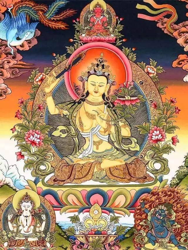 考试前拜文殊菩萨最佳时间，高考祈愿的最佳时间为农历四月初四，此时是佛教中智慧的象征。插图