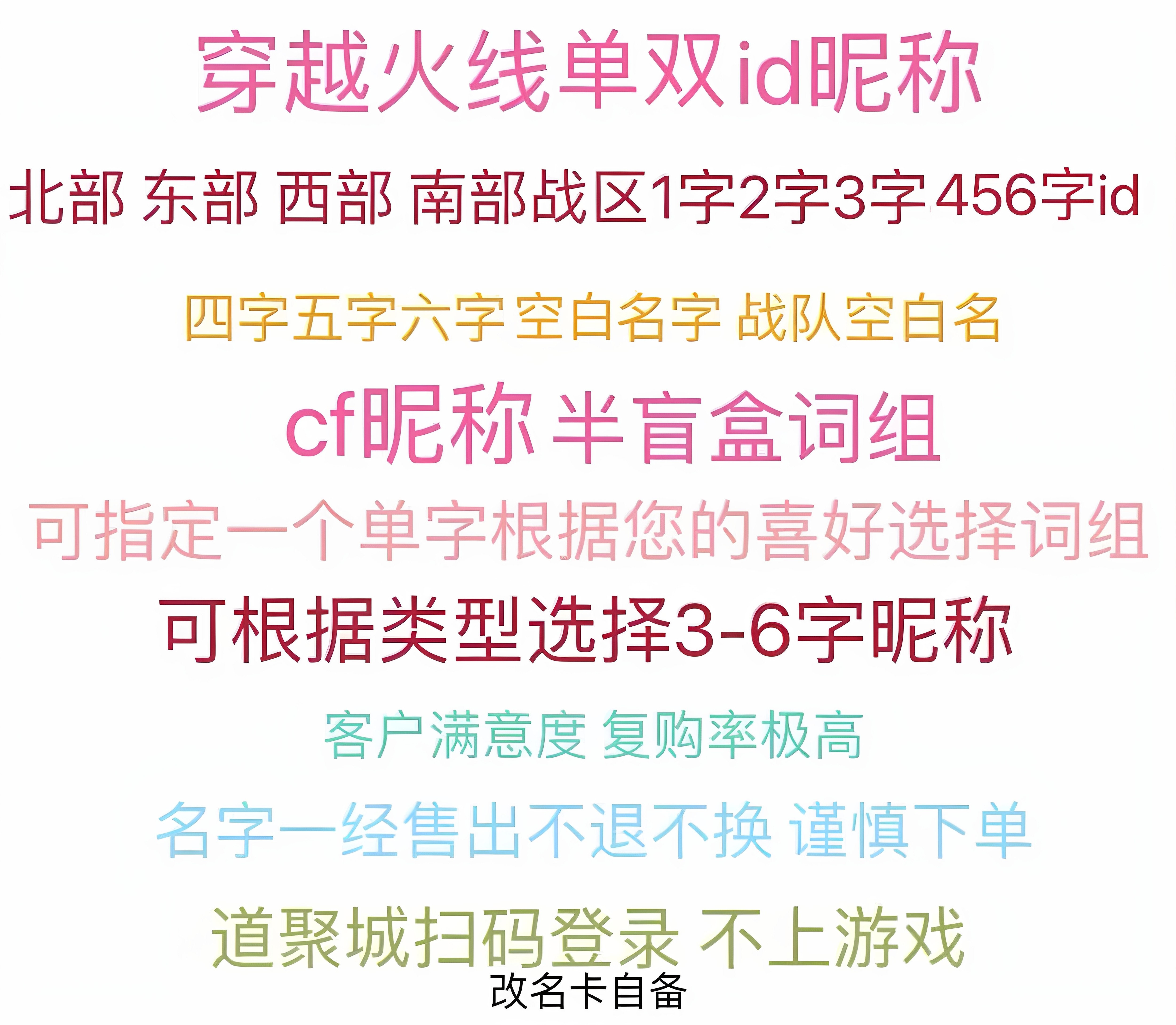 可以生成如下，，精选网络游戏名字及游戏网名推荐，游戏昵称灵感大集合！女生专属风格多样，好听的游戏名字大全，独特且仙气十足的选择，个性十足的王者荣耀高端局id昵称分享插图