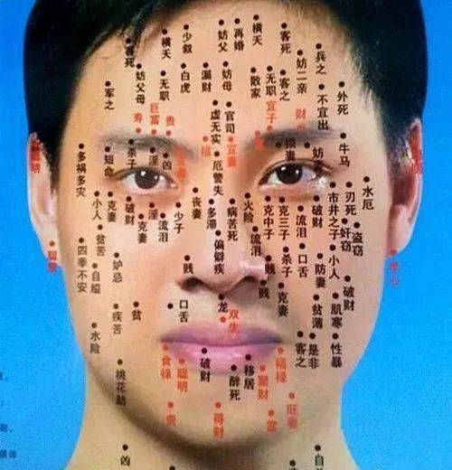 面部痣相位置与命运详解插图 面部痣相位置与命运详解插图