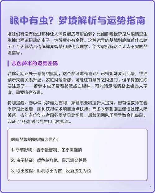 梦到虫子预示运势与梦境解析插图
