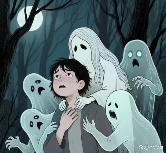 梦到鬼附身，恐惧与压力的象征插图