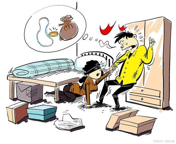 梦到强盗，生活中的警示与转机插图