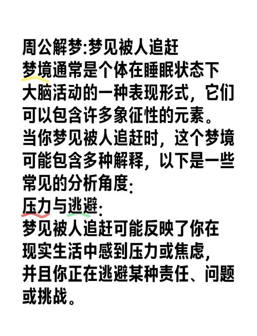 梦见被追赶求生解压。插图