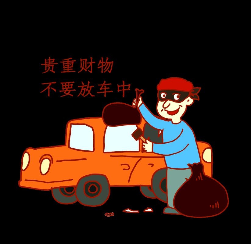 梦见车被盗,寓意得失与安全。插图 梦见车被盗,寓意得失与安全。插图
