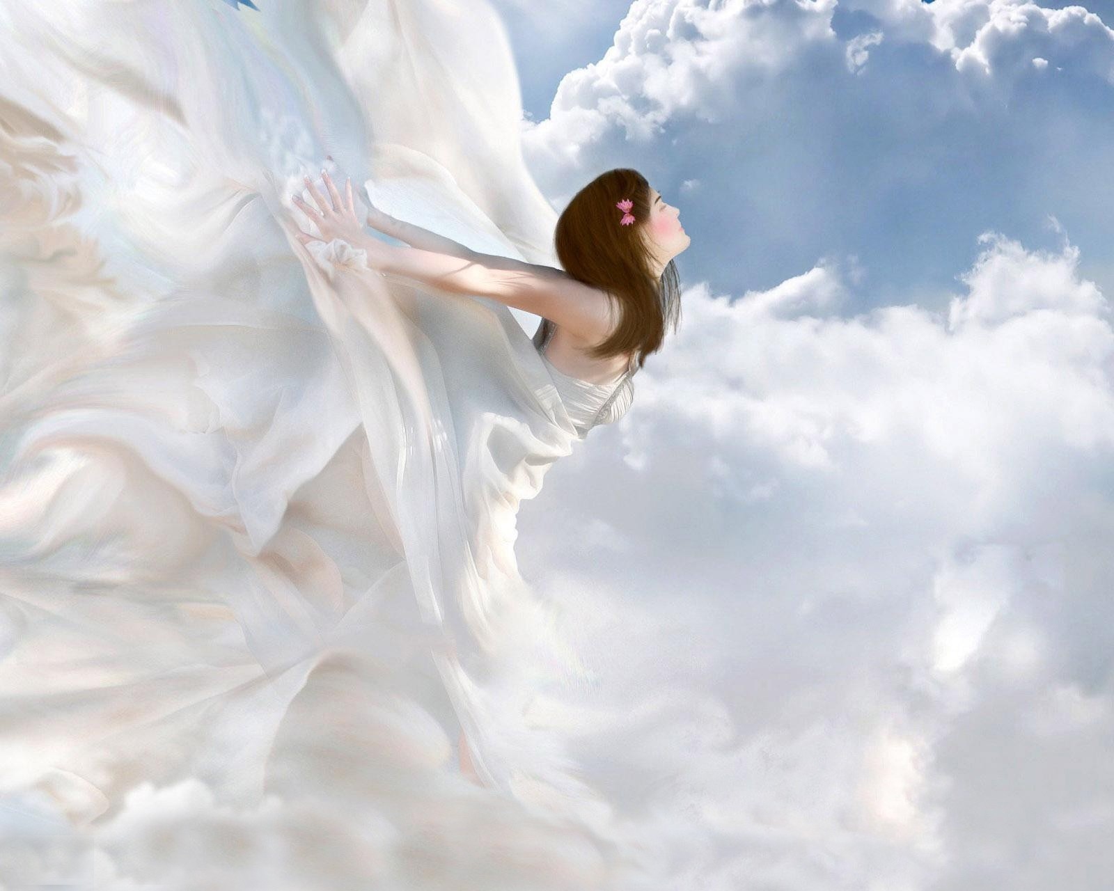 梦见飞翔与自由，内心渴望的展现。插图