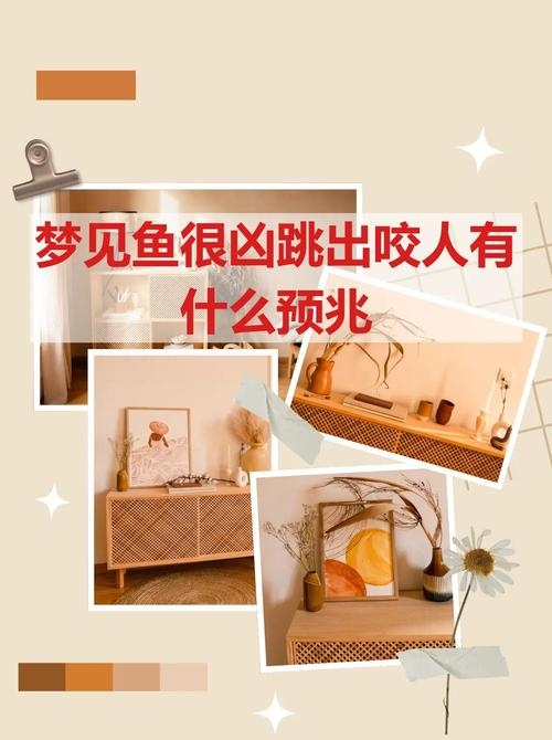 梦见鱼咬人，情绪与挑战的预兆。插图