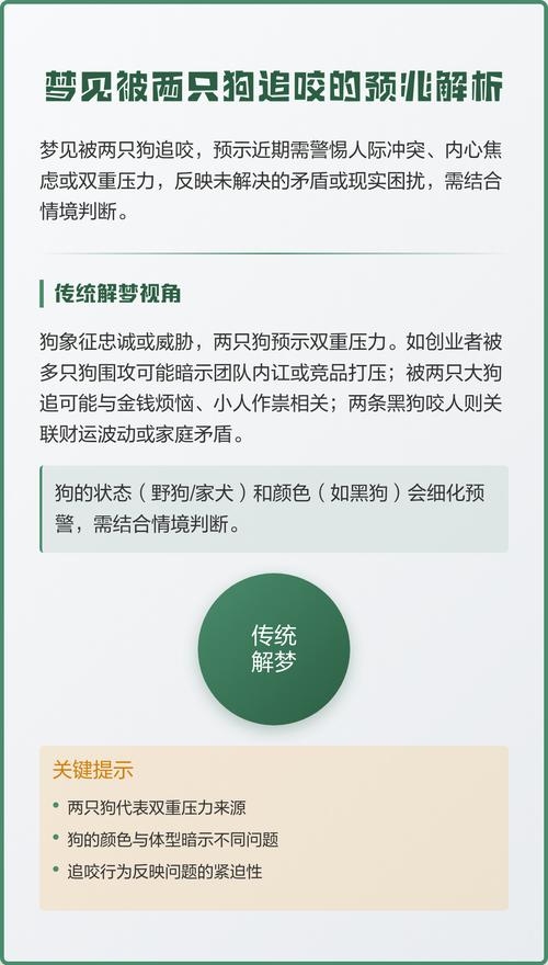 梦见狗追赶预兆插图