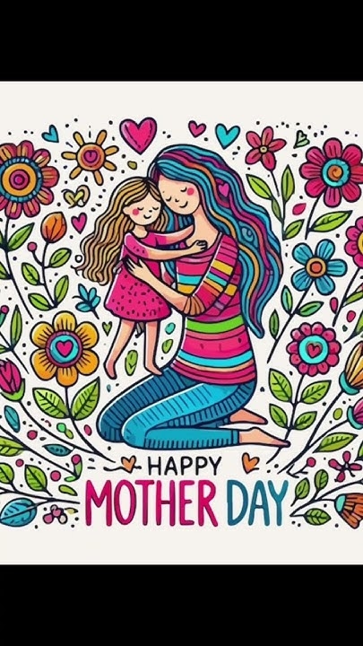 母亲节是每年五月的第二个星期天，起源于美国。用以表达对母亲的感激和尊重之情。插图