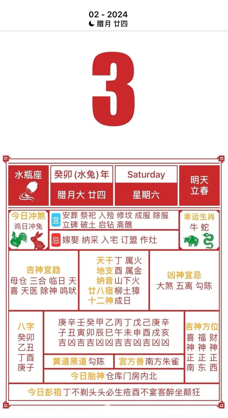 农历二月黄道吉日查询 2023年详解插图