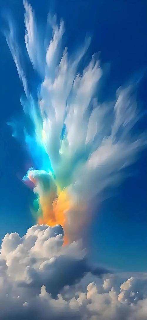 七彩祥云与天文奇观，自然现象还是预兆？，或者，天象揭秘，祥云的真相及历史解读插图