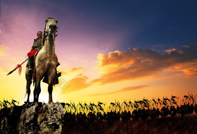 千军万马指生肖马插图