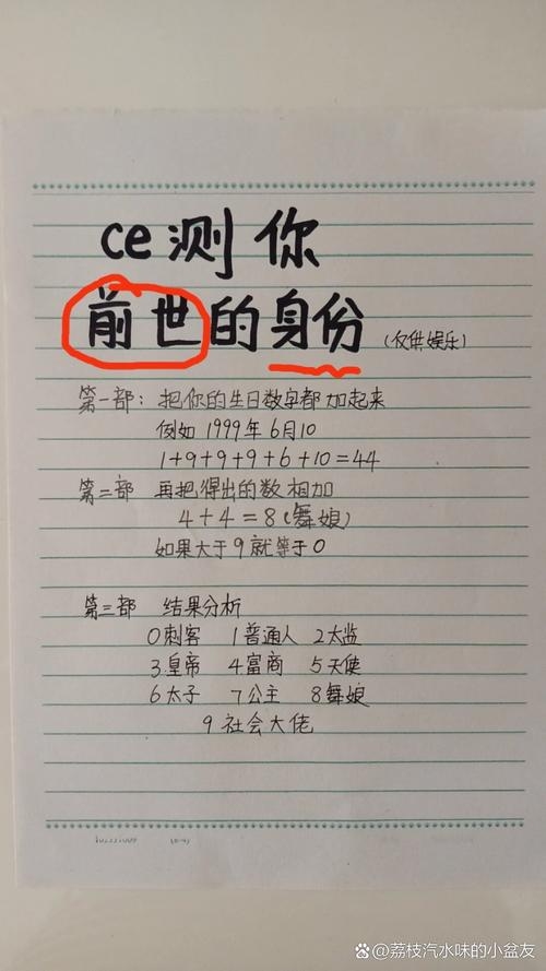 前世身份测试标题建议,,你的前生秘密插图 前世身份测试标题建议,,你的前生秘密插图