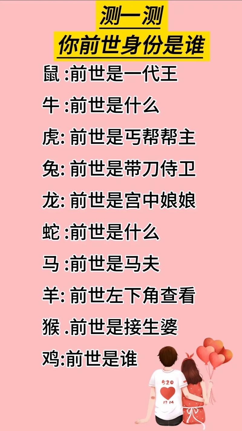 前世身份探索，你的上辈子是什么人？插图