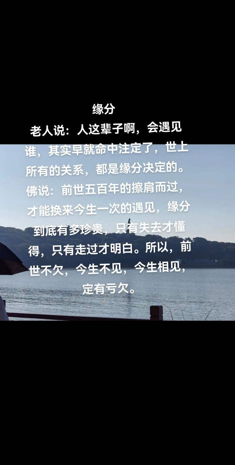 前世缘分深厚之人的表现，一见钟情、熟悉感强烈，情感深刻源于前世的羁绊，简洁明了地概括了内容主旨。插图