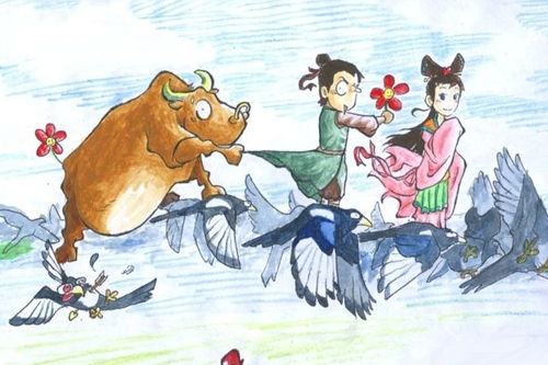 七夕九天指的是生肖牛,源于牛郎织女传说,与勤劳忠诚的象征相联系。插图 七夕九天指的是生肖牛,源于牛郎织女传说,与勤劳忠诚的象征相联系。插图