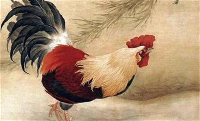 日落西山猜生肖，答案是鸡。插图