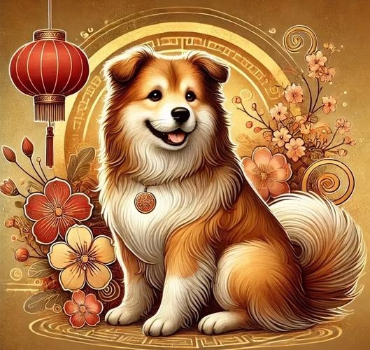 如影随形生肖狗插图