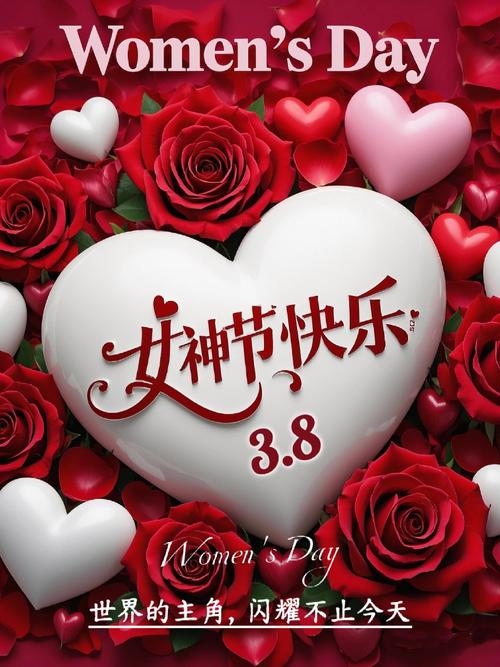 三八妇女节，庆祝年满18周岁及以上女性的节日插图