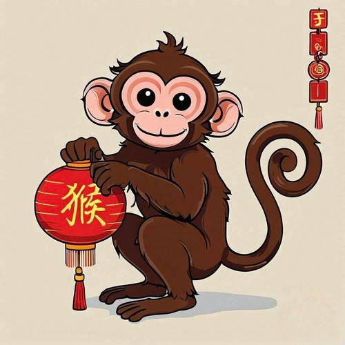 十二生肖中疯疯癫癫的动物猴插图