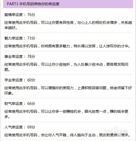 手机号码吉凶算法插图 手机号码吉凶算法插图