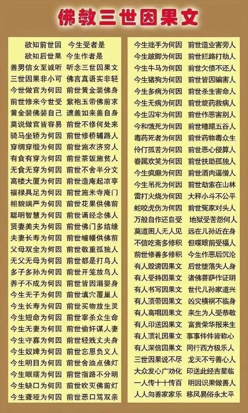 三世因果与出生日期插图 三世因果与出生日期插图